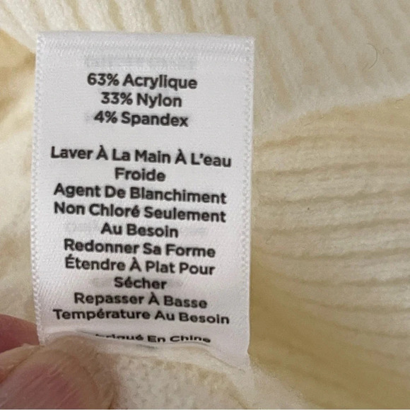 TALBOTS SATIN BOW CABLE KNIT PULLOVER Feminine cabin core holiday party - Picture 11 of 12